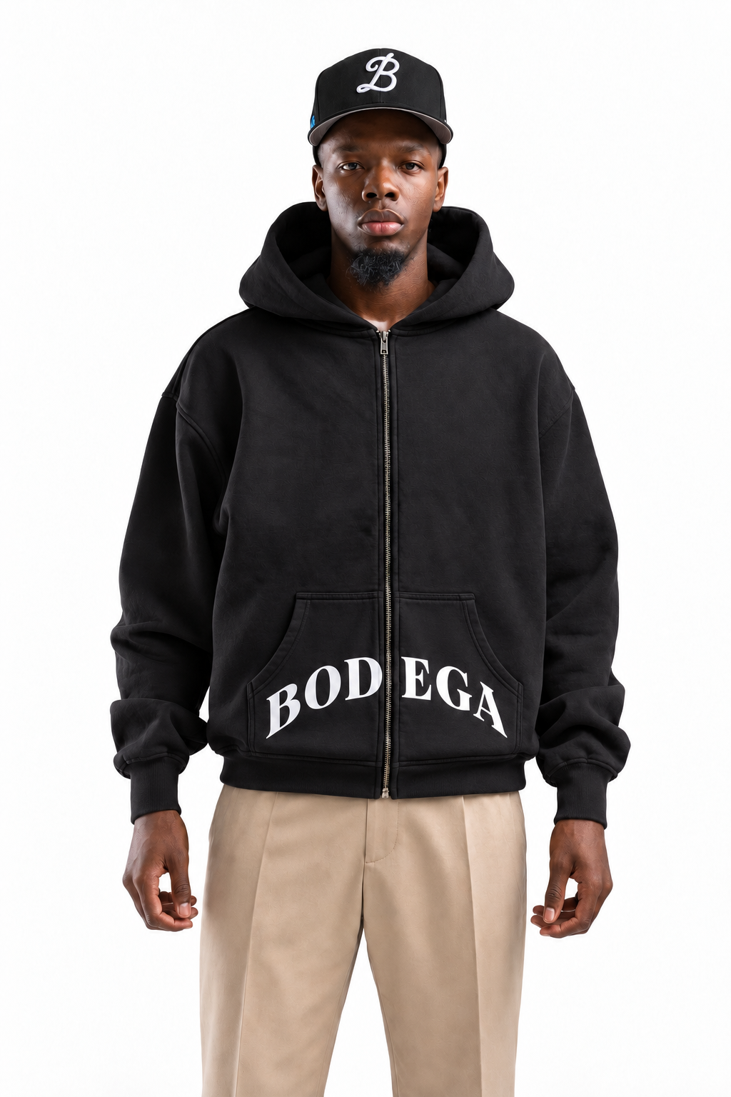 BODEGA ARCH ZIP HOODIE