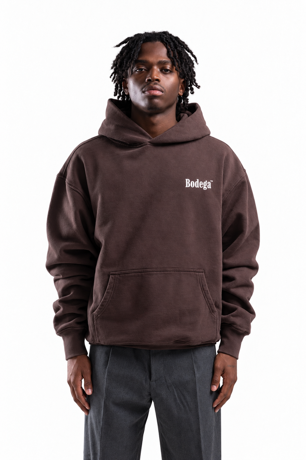 ATELIER DE CRÉATION HOODIE IN BROWN